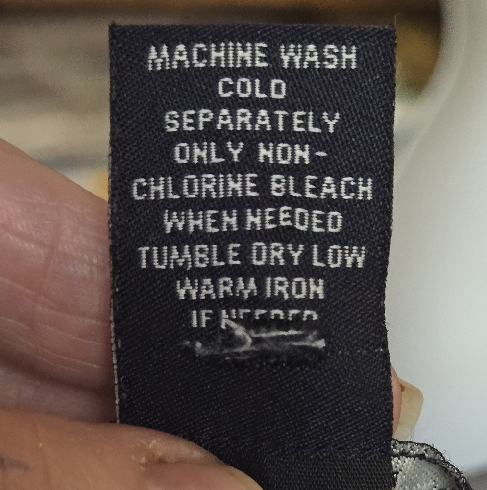 Abercrombie & Fitch Light Blue Long Sleeve Eyelet Top SzL - Picture 8 of 8